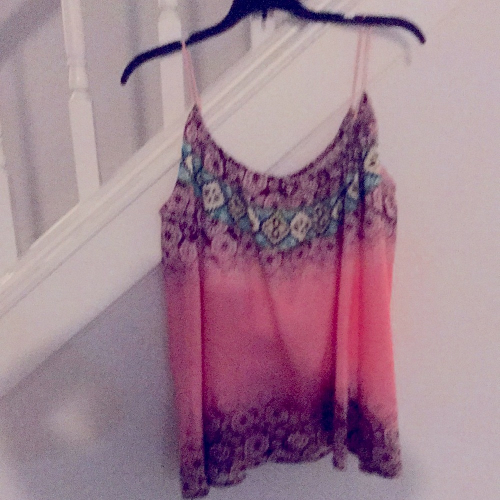 Silky Flare Blouse nice condition. Looks good under denim Jacket